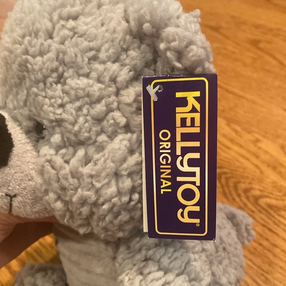 Kellytoy gray stuffed teddy bear - Picture 5 of 5